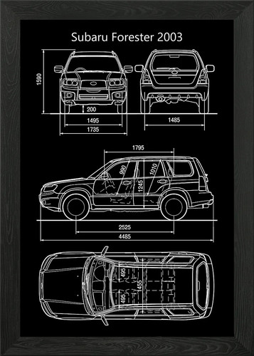 Subaru forester 2003 framed - subaru,