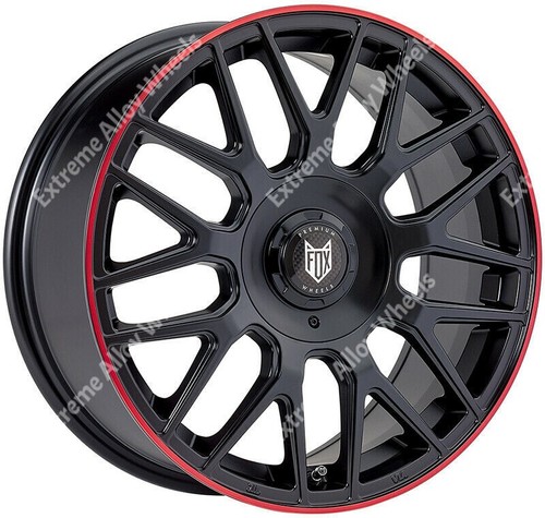 Black red vr3 alloy - 17",